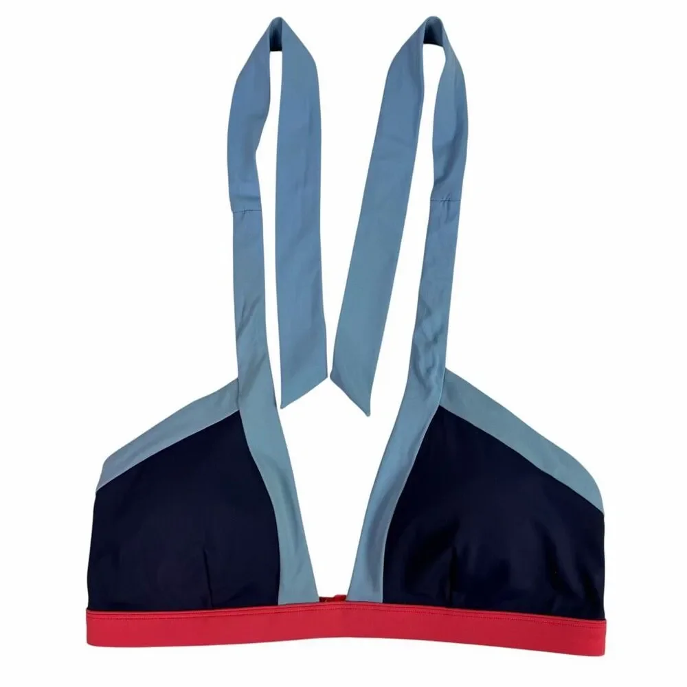 Boden size 12 Ithaca Colorblock Bikini Top & Pineapple Print Bottom